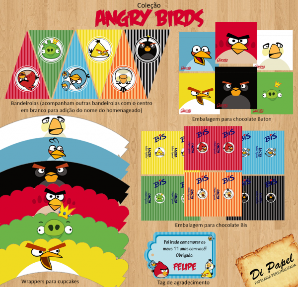 Coleção Angry Birds - a partir de