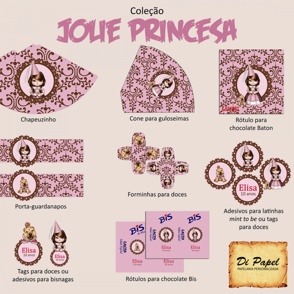 Coleção Jolie Princesa - a partir de